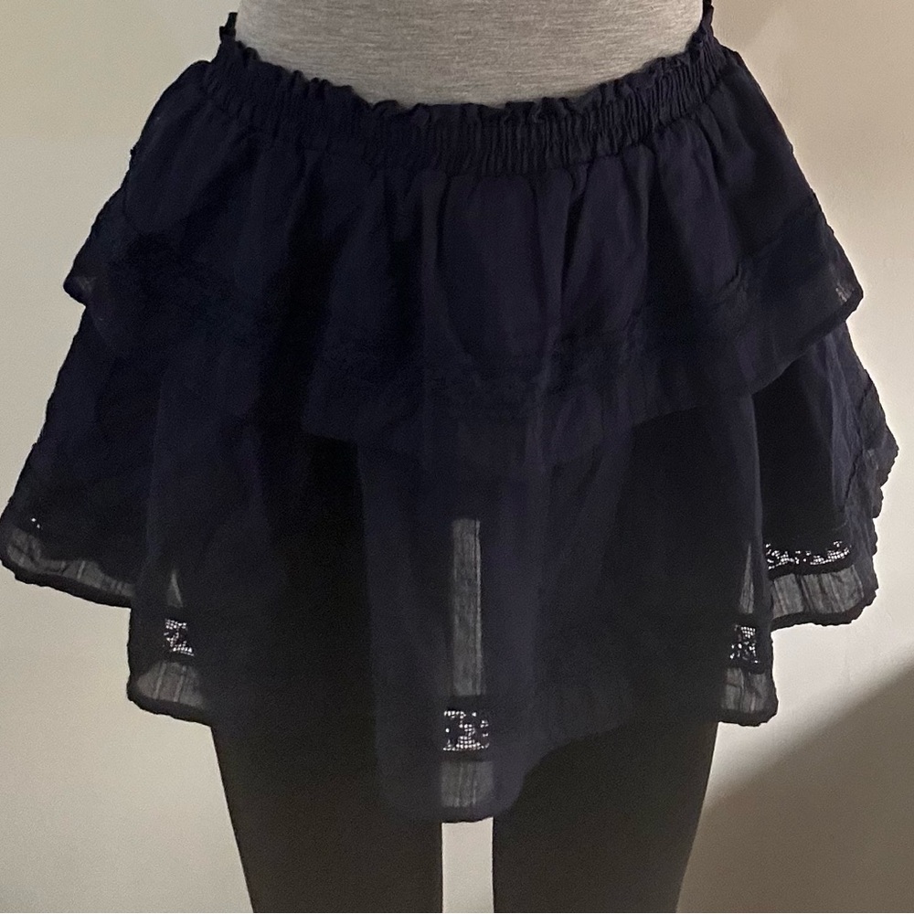 Elegant Navy Blue Women's Skirt